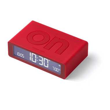 Lexon Sveglia Digitale Flip Mini Rossa