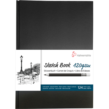 HAHNEMÜHLE Skizzenbuch A3 10628354 blanko, 120g 62 Blatt