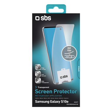 Pellicola trasparente per Samsung Galaxy S10e