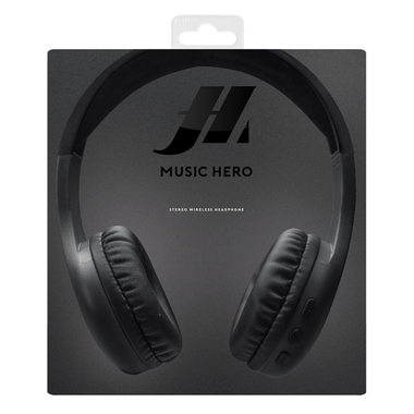 Cuffie stereo con padiglioni morbidi e microfono integrato, tasti per chiamate e gestione musica