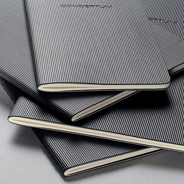 CONCEPTUM Notizheft CONCEPTUM Softc. A4 CO860 Softwave,black,quad.