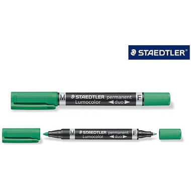STAEDTLER Lumocolor DUO 348 0.6/1.5mm 348-5 verde perm.
