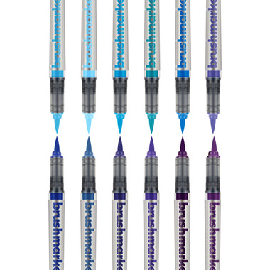 KARIN Brush Marker PRO 27C2 Sky colours 12 pezzi