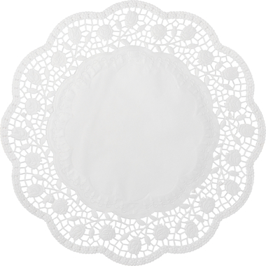 DEMMLER Tortenspitzen rund 4021100625 40cm, 6 Stück weiss