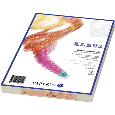 PAPYRUS Zeichenpapier A4 88020009 160g, weiss 100 Blatt