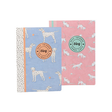 ANCOR Notizheft A5 PET FRIENDS 105469 assort., lines, 90g 48 Bl.