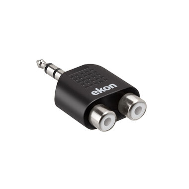 Audio Jack Splitter 3.5 mm male and two female RCA