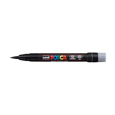 UNI-BALL Posca Pinsel-Marker 1-10mm PCF350 BLACK schwarz