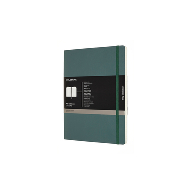 MOLESKINE Notizbuch Pro 25x1,3x19cm 620848 waldgrün, 192 Seiten