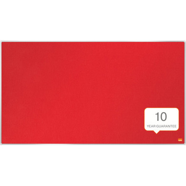 NOBO Tableau Feutre Impression Pro 1915420 rouge, 50x89cm