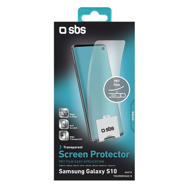 Pellicola trasparente per Samsung Galaxy S10