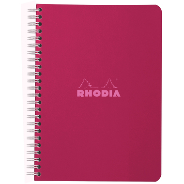 RHODIA Blocco a spirale Couleurs A5 118115C rosso, quadri 60 fogli