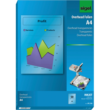 SIGEL Inkjet-Foglio A4 IF210 50 fogli