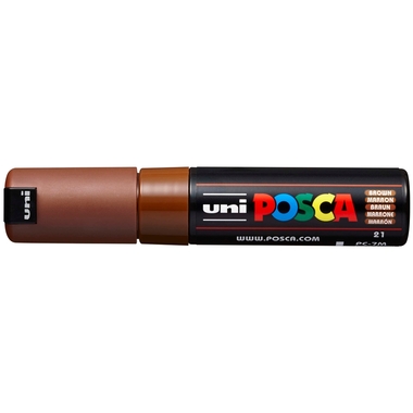 UNI-BALL Posca Marker 4.5-5.5mm PC-7M BROWN brun