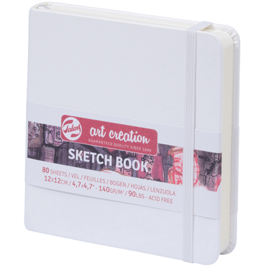 TALENS Skizzenbuch 9314104M weiss, 12x12cm, 140 g/qm