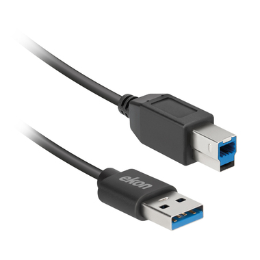 2m USB-A male to USB-B male printer data cable