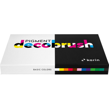 KARIN Pigment Deco Brush 29C1 Basic Colors Set 12 Farben