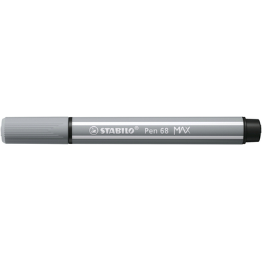 STABILO Fasermaler Pen 68 MAX 2+5mm 768/95 mittelgrau