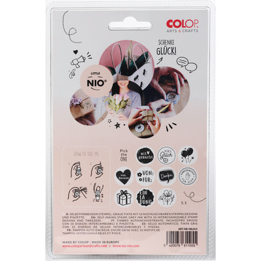 COLOP Textstempel 154849 Little NIO Handmade DE