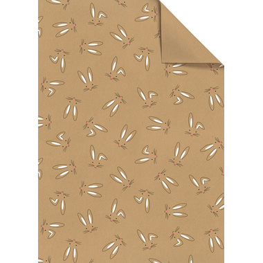 STEWO Papier cadeau Bunny 2514544360 blanc 100x70cm