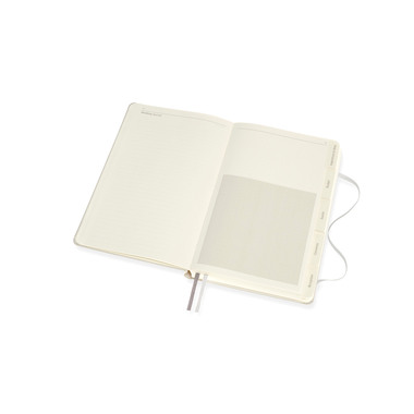 MOLESKINE Themen Notizbuch 21,4x13,2cm 620275 perlgrau, 400 Seiten