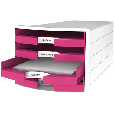 HAN Cassettiera Impuls A4/C4 14.75 rosa 4 cassetti