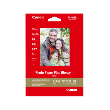 CANON Photo Paper Plus 265g 13x18cm PP2015x7 InkJet glossy II 20 fogli