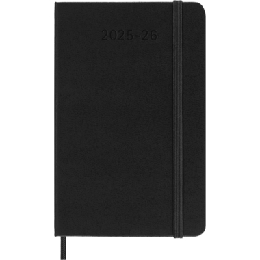 MOLESKINE Calendario settimanale 25/26 8056999275518 18M HC nero 9x14cm