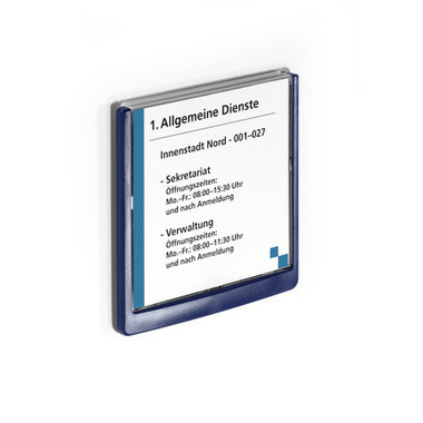 DURABLE Türschild Click Sign 486237 graphit,Kunststoff 149x148.5mm