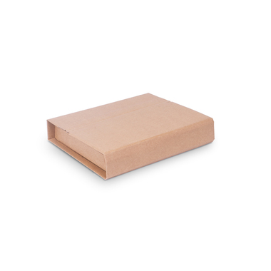 Universal and book shipping box with self-adhesive seal in brown 325x250x80mm