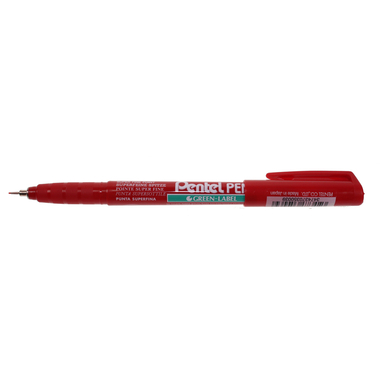 PENTEL Super Fine Green Label 0,4mm NMF50-BO rosso