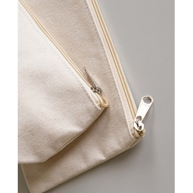 I AM CREATIVE Borsa da toilette 25x20cm MAA1212.16 natura, cotone