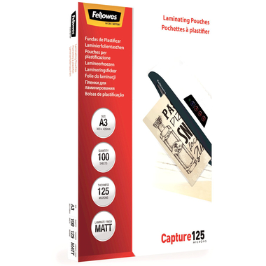 FELLOWES laminage Capture125 A3 mat 5328601 100 pcs.