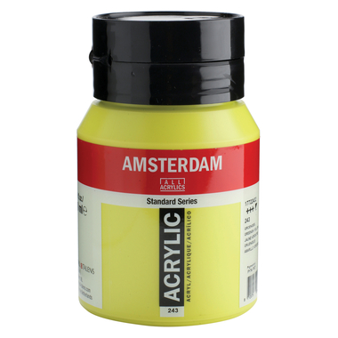 AMSTERDAM Peinture acrylique 500ml 17722432 vertjaune 243
