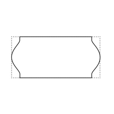 SATO Etichette 26x12mm 700300003 bianco, perm. 1500 pezzi