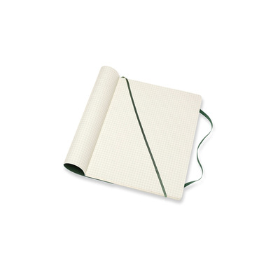 MOLESKINE Taccuino XL SC 25x19cm 600073 quadrettato, verde, 192 p.
