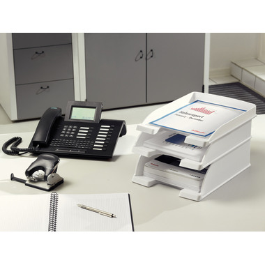 LEITZ Briefkorb Jumbo Plus A4 52330001 weiss