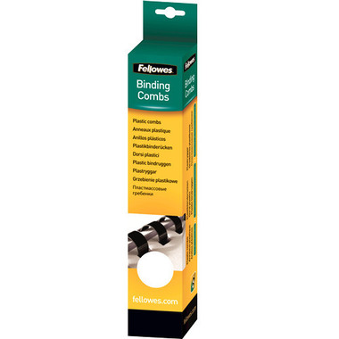 FELLOWES Pettini di plastica 6mm A4 5345005 bianco, rotondo 100 pezzi