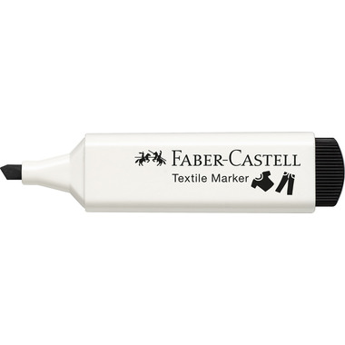 FABER-CASTELL Textilmarker 1.2-5mm 159525 schwarz