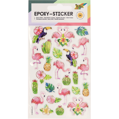FOLIA Epoxy Sticker 10x15cm 16304 Tropical