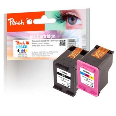 Peach Multi Pack compatible with HP No. 304XL, N9K08AE, N9K07AE