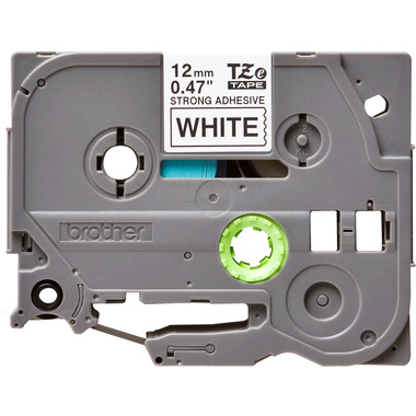 PTOUCH Band, strong/adh.schwarz/weiss TZe-S231 PT-300 12 mm