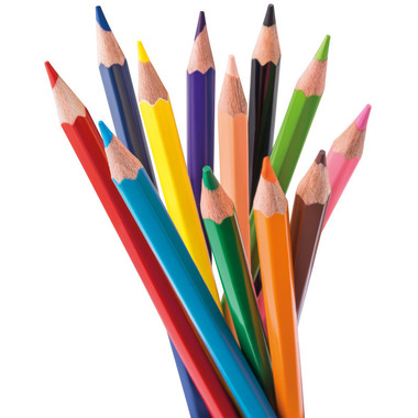 PELIKAN Crayons de couleur hexagonal 724005 12 couleurs