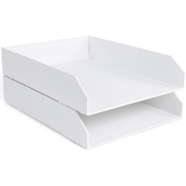 BIGSO BOX OF SWEDEN Corb. à courrier Hakan A4 789245501N lot de 2, blanc