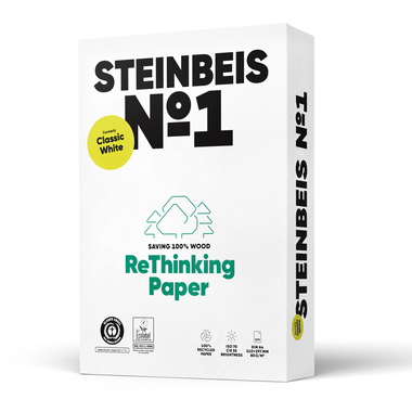 STEINBEIS No. 1 Kopierpapier A4 88334293 80g, recycling 500 Blatt