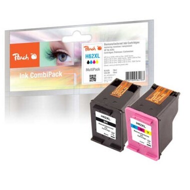 Peach Spar Pack Druckköpfe kompatibel zu HP No. 62XL, C2P05AE, C2P07AE