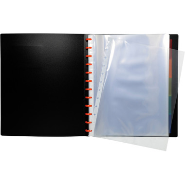 EXACOMPTA Sichtbuch Exadesk Exactive 86434E 40 Mappen, glatt A4