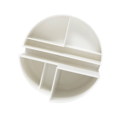 MAUL Stifteköcher Recycle 4117602.ECO 6 Fächer, bianco