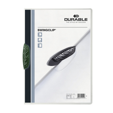 DURABLE Klemmhefter SWINGCLIP 226005 für 30 Blatt A4 grün