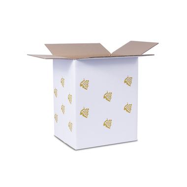 Wine shipping packaging for 12x 0.75l bottles with bottle height 360mm & Ø95mm